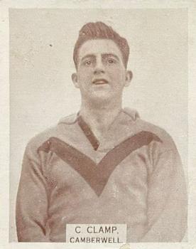 1933 Wills's Victorian Footballers (Large) #171 Charlie Clamp Front